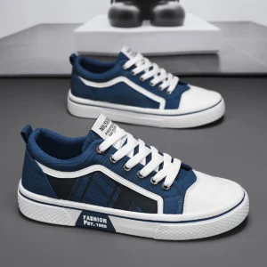 Men's casual sports outdoor hiking trendy fashion street comfortable Men's canvas shoes - Image 3
