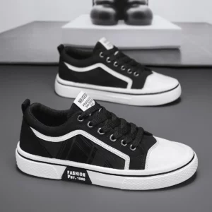 Men's casual sports outdoor hiking trendy fashion street comfortable Men's canvas shoes - Image 4