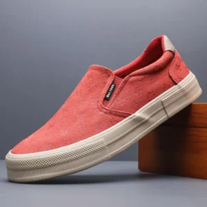 New Fashion Men Canvas Shoes Black Sneakers Men Canva Shoes Outdoor Walking Slip On Breathable Men Casual Sport Shoes SS25818 - Image 2