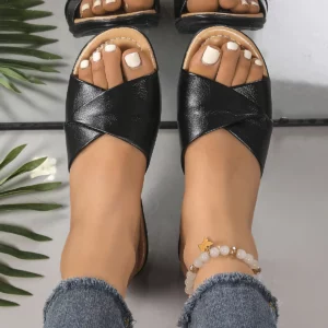 Fashion New Lightweight/non-slip Comfortable Wedge Shoes Summer Round Head Sexy Comfortable Breathable Sandals for Women - Image 3