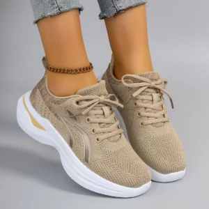 Spring and Autumn New Women's Casual Lace-Up Comfortable, Breathable, Lightweight and Wear-Resistant Sports Shoes - Image 7