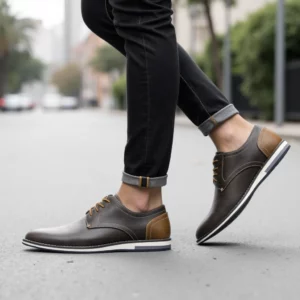 Men Shoes Comfortable Brand Fashion 2025 Leather Shoes Men #Kd4163 - Image 3