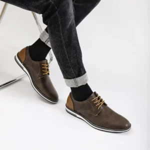 Men Shoes Comfortable Brand Fashion 2025 Leather Shoes Men #Kd4163 - Image 5