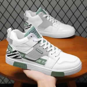 Men's Skateboarding Shoes 46 High Top Casual Sneakers Breathable Street Shoes Black Flats Shoes Walking Shoes Chaussure Homme - Image 4