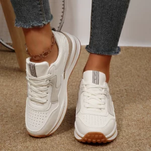 Spring/Autumn Elegant Round Head Strap Running Sports and Leisure Shoes Fashionable Best Selling New Comfortable Women's Shoes - Image 1