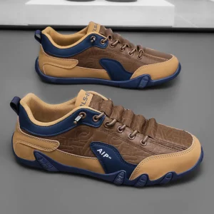 Men's Casual Shoes, Fashionable and Versatile Slip-On Slip-Ons, Suitable for Outdoor Sports, Daily Wear, Flats-Soled Comfortable Driving Shoes, Men's Shoes, Walking Shoes - Image 3