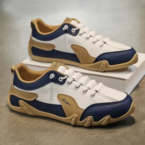 Men's Casual Shoes, Fashionable and Versatile Slip-On Slip-Ons, Suitable for Outdoor Sports, Daily Wear, Flats-Soled Comfortable Driving Shoes, Men's Shoes, Walking Shoes - Image 5