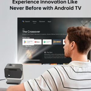 AOC Portable Projector Full HD 4K/1080P, Autofocus/Auto Keystone Correction/Adjustable Angle/Projector with Wifi6 and Bluetooth,15000 Lumen,Compatible with iOS/Android/PC/PS4/PS5 for Work and Gaming XL3-500 Noble Pro - Image 4