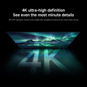 Xiaomi TV A Pro 65" 2026 | Google TV | 4K QLED Display | Dolby Audio, DTS-X, And DTS Virtual:X | Premium Metal Finish| 360° Bluetooth Remote Control L65MB-APME black - Image 5