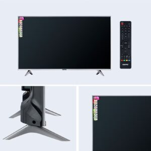 GEEPAS 32 Inch HD Smart LED TV With Remote Control, HDMI And USB Ports, Head Phone Jack, PC Audio In ,Wi-Fi, Android 14.0 With E-Share,YouTube Etc GLED3202SCHD Black - Image 2
