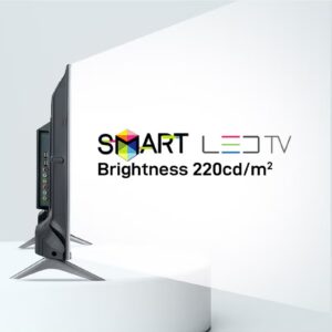 GEEPAS 32 Inch HD Smart LED TV With Remote Control, HDMI And USB Ports, Head Phone Jack, PC Audio In ,Wi-Fi, Android 14.0 With E-Share,YouTube Etc GLED3202SCHD Black - Image 4