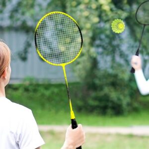 2 Pieces Badminton Set,Outdoor sports set,Badminton Set Including 1 Badminton Bag,2 Rackets,3 Badminton Balls,Outdoor Sports Equipment - Image 3