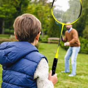 2 Pieces Badminton Set,Outdoor sports set,Badminton Set Including 1 Badminton Bag,2 Rackets,3 Badminton Balls,Outdoor Sports Equipment - Image 4