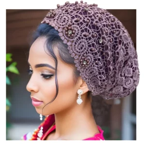 Luxury Beading Turban Cap for Women African Lady Head Wraps Cancer Chemo Hat Summer Muslim Hat - Image 4