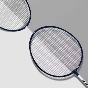Badminton Racket Double Racket Durable 2 Rackets High Elasticity Sweat Absorbent King Foam Non-Slip Badminton Racket - Image 3