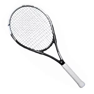 graphite 27 inch tennis racket Adult men women professional carbon fiber stiffness 50 tension offense white black elasticity - Image 3