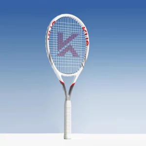 graphite 27 inch tennis racket Adult men women professional carbon fiber stiffness 50 tension offense white black elasticity - Image 5