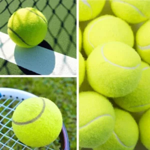 3pcs Professional Rubber Tennis Ball High Resilience Tennis Practice Ball for School Club Competition Training Exercises - Image 2