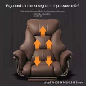 Warming Boss Chair Home Office Computer Chair Business Computer Sofa Chair Study Desk Chair Desk Chair Chair Reclining Seat - Image 4