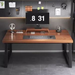 Nordic Computer Desks Desktop Desk Double E-sports Gaming Desk Home Bedroom Black Study Table Simple Workbench Office Furniture - Image 4