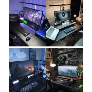 Nordic Computer Desks Desktop Desk Double E-sports Gaming Desk Home Bedroom Black Study Table Simple Workbench Office Furniture - Image 6