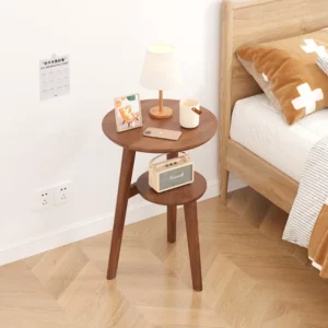 Modern Bedside Cabinets Coffee Table Solid Wood Side Table Movable Living Room Small Coffee Table Home Furniture New - Image 5