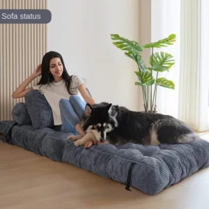 Warming Cross-border Compressed Internet-famous SOFA Small Lazy Chair Square Folding Bean Bag Sofa Lounge Vacuum Roll Bag Sofa - Image 3