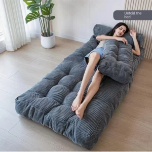 Warming Cross-border Compressed Internet-famous SOFA Small Lazy Chair Square Folding Bean Bag Sofa Lounge Vacuum Roll Bag Sofa - Image 4