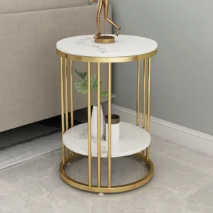 IHOME Nordic Sofa Side Table Light Luxury Modern Minimalist Living Room Home Marble Small Coffee Table Ins Style DropShopping - Image 3
