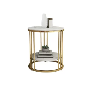 IHOME Nordic Sofa Side Table Light Luxury Modern Minimalist Living Room Home Marble Small Coffee Table Ins Style DropShopping - Image 4