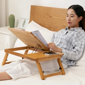 Small Table on The Bed, Desk, Computer, Lazy Table, Dormitory Flat, Retractable Folding Table in The Bedroom - Image 2
