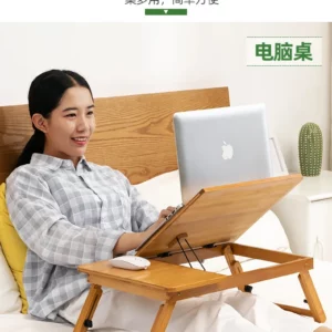 Small Table on The Bed, Desk, Computer, Lazy Table, Dormitory Flat, Retractable Folding Table in The Bedroom - Image 4
