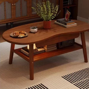 Trendy Minimalist Coffee Tables Space Storage Design Premium Coffee Table Glamour Modern Bijzettafel Home Furniture - Image 2