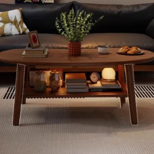 Trendy Minimalist Coffee Tables Space Storage Design Premium Coffee Table Glamour Modern Bijzettafel Home Furniture - Image 4