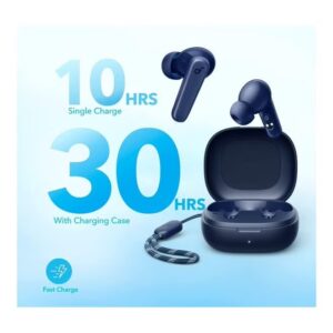 Soundcore P20i True Wireless Earbuds, 10mm Drivers with Big Bass, 30H Long Playtime, IPX5 Water-Resistant, 2 Mics for AI Clear Calls, 22 Preset EQs, Customization via App Blue - Image 5