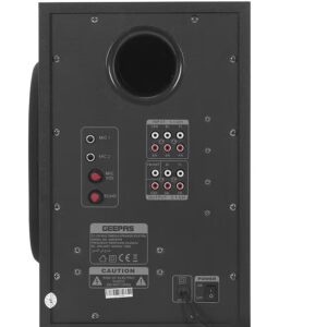 GEEPAS 5.1 Channel Multimedia Speaker System With Remote Control- FM Radio, Bluetooth, USB Input, SD Card Reader, Karaoke Function| LED Display, 50000W PMPO Speaker Unit| 2 Years Warranty GMS8578 Black GMS8578 Black - Image 5