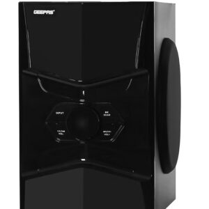 GEEPAS 5.1 Channel Multimedia Speaker System With Remote Control- FM Radio, Bluetooth, USB Input, SD Card Reader, Karaoke Function| LED Display, 50000W PMPO Speaker Unit| 2 Years Warranty GMS8578 Black GMS8578 Black - Image 6