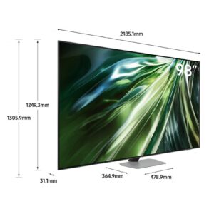 Samsung Smart TV, Super Big TV, Neo QLED 4K, QN90D, 98 Inch, 2024, NQ4 AI Gen2 Processor, Quantum Matrix Technology, 4K AI Upscaling, Tizen OS QA98QN90DAUXZN Carbon Silver - Image 2