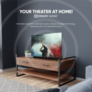 NIKAI 50 Inch UHD LED WebOS Smart Tv Platinum Series, Magic Remote, Cinema Screen Design 4K Ultra HDR, Dolby Audio, Smart Voice Control, Apps YouTube, Netflix, Shahid, 60Hz, 2 Year Warranty, NIK50MEU4STN Grey - Image 3