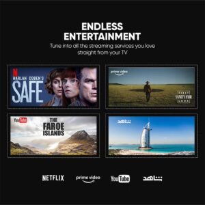 NIKAI 50 Inch UHD LED WebOS Smart Tv Platinum Series, Magic Remote, Cinema Screen Design 4K Ultra HDR, Dolby Audio, Smart Voice Control, Apps YouTube, Netflix, Shahid, 60Hz, 2 Year Warranty, NIK50MEU4STN Grey - Image 5