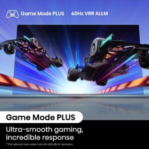 Hisense 75 inch Smart TV UHD 4K E6N-Dolby Vision,Game Mode Plus,Smooth Motion with MEMC,AI Sports Mode,Voice Control,Share to TV,Youtube,Netflix,Disney+,Shahid And Anghami (2024 New Model) 75E6N Black - Image 6