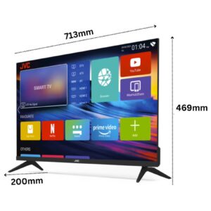 32 inch HD Edgeless Android 14 Smart TV With Wifi, Dolby Audio, Quadcore Processor LT-32N3105 Black - Image 5