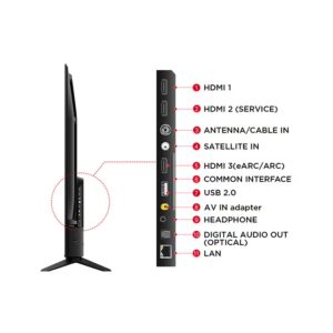TCL 55 Inch 4K UHD HDR10 Google TV, (2024), 60HZ, Built in receiver - 55P69B Brushed Titanium - Image 5