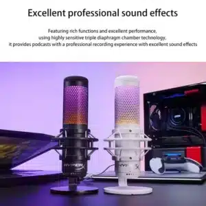 High Quality Hyper X QuadCast S RGB USB Condenser Microphone for PC Ps4 Pg5 and MAC Original Brand New - Image 3