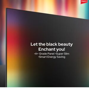 Impex 50-Inch 4K UHD Smart LED TV - Latest Android Version, Quad Core Television, Frameless, A+ Panel, Wi-Fi, 3 HDMI, 2 USB, RJ45, DVB-T2, 3840x2160, Slim, 2 Year Warranty - GLORIA 50 UHD SMART NEW Black IX50UHDS, GLORIA 50 UHD SMART NEW Black - Image 8