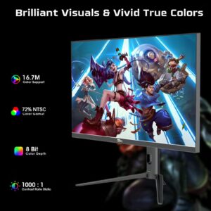 TWISTED MINDS 27 inch Supreme Series, ( 1920x1080p) FHD IPS, 280Hz 0.5ms Gaming Monitor, HDMI 2.1, HDR, Console Ready, G-sync Compatable TM27FHD280IPS Black - Image 5