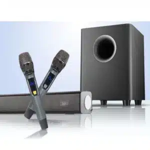 Home Theater Wireless Speaker Echo Wall TV Soundbar Dual Microphone K Song Soundbox Combination Subwoofer Music Center - Image 3