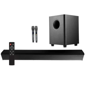Home Theater Wireless Speaker Echo Wall TV Soundbar Dual Microphone K Song Soundbox Combination Subwoofer Music Center - Image 5