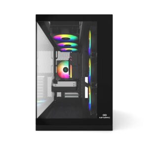 Cube Pro Gaming Desktop PC (Intel core i5-14400F - NVIDIA RTX5060- B760- 16GB DDR5 -M.2 1TB- WINDOWS) Black - Image 3