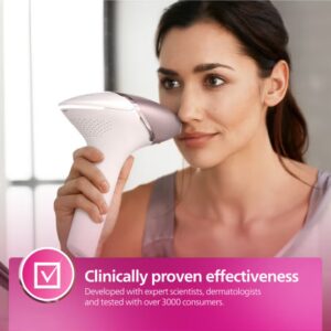 Philips Lumea IPL, Hair Removal, 9000 Series, SenseIQ Technology, 4 Attachments, Face, Body, Bikini, Underarm, Cordless Use, BRI958/60, Rose Gold, 60 Days Money Back Guarantee Pink - Image 6